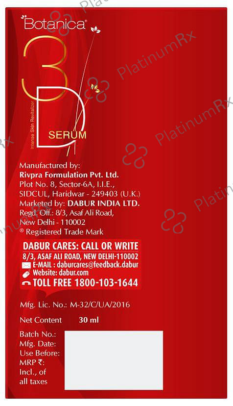 Botanica 3D Serum 30ml