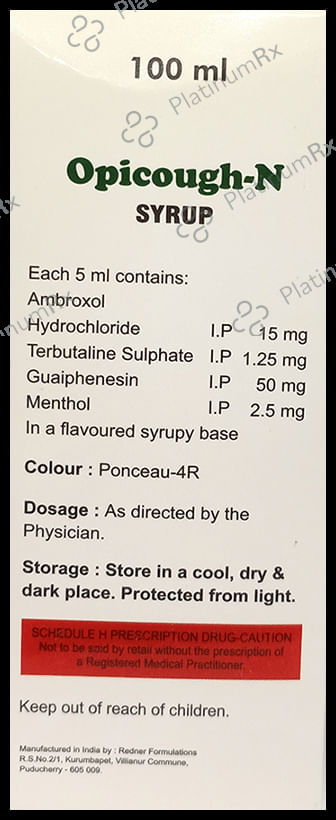 Opicough N Syrup 100ml