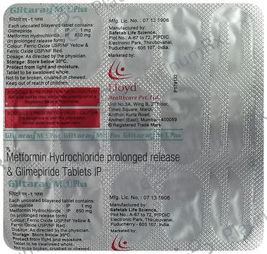 Glitaray M 1 Plus Tablet PR