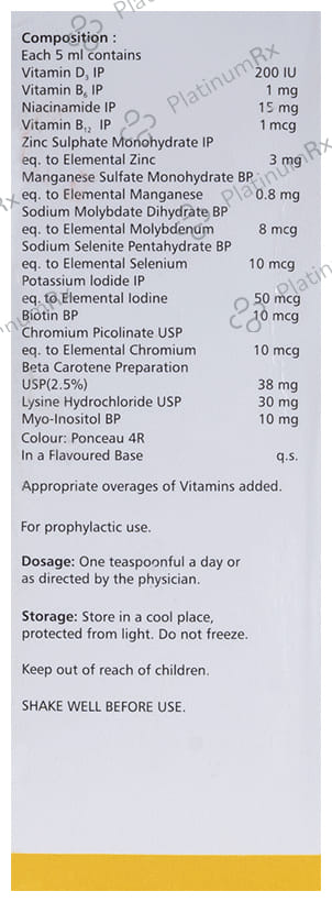 Bethadoxin Junior Oral Suspension Mixed Fruit