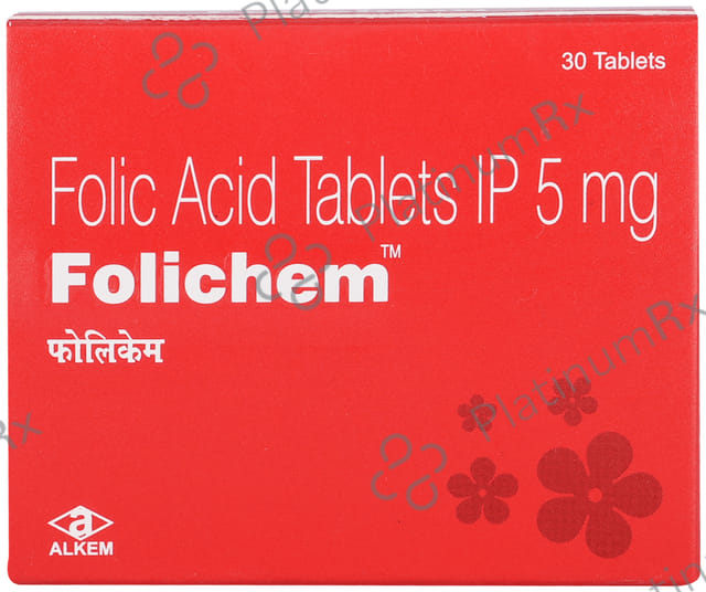 Folichem 5000mcg Tablet 30s