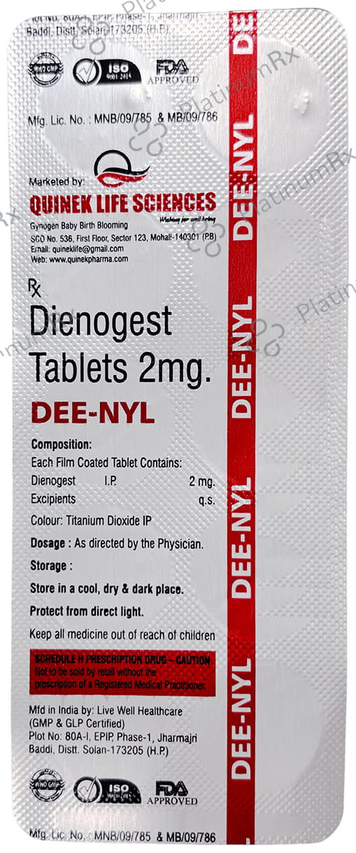 Dee NYL 2mg Tablet 10s