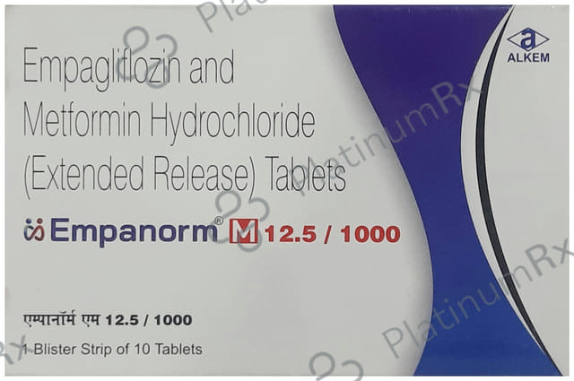 Empanorm M 12.5/1000mg Tablet 10s