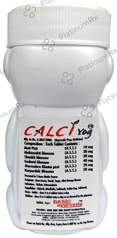 Basic Ayurveda Calci Yog Chewable Tablet 60s