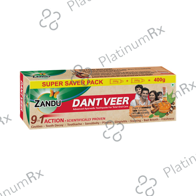 Zandu Dant Veer Toothpaste 400 gm