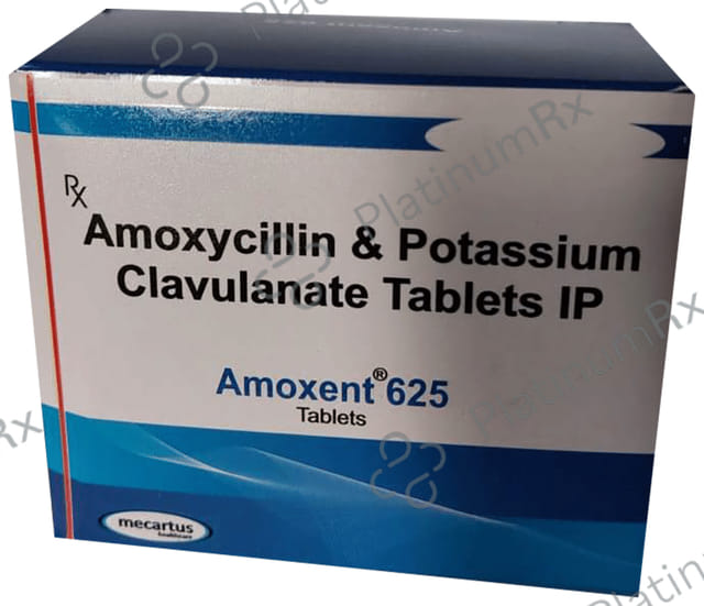 Amoxent 625mg Tablet 6s