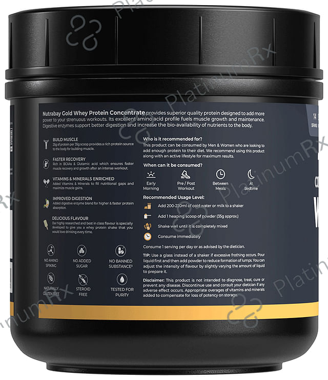Nutrabay Concentrate Whey Protein Powder Malai kulfi