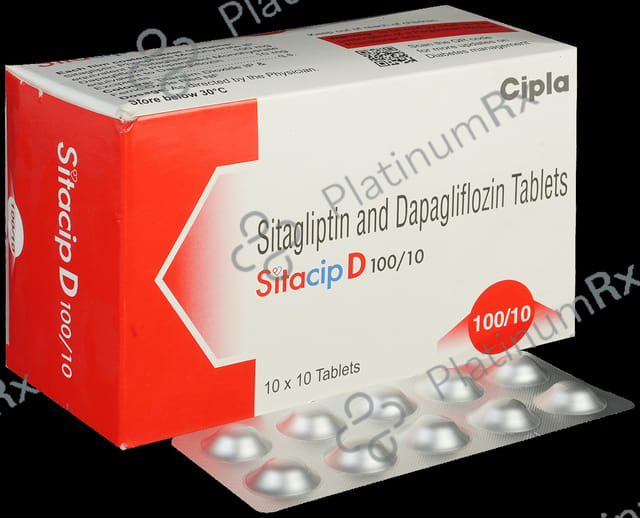 Sitacip D 10/100mg Tablet 10s