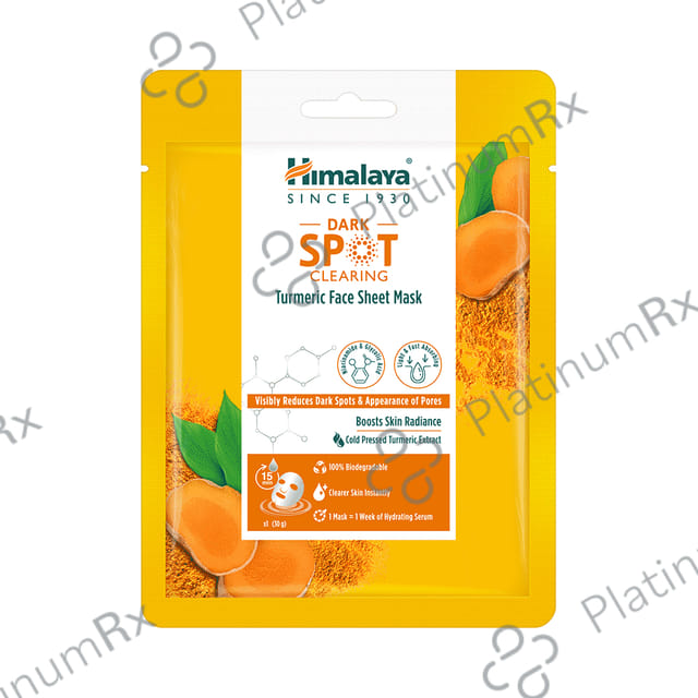 Himalaya Dark Spot Clearing Face Sheet Mask Turmeric