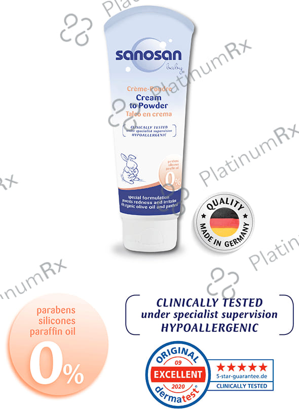 Sanosan Baby Cream to Powder 100ml