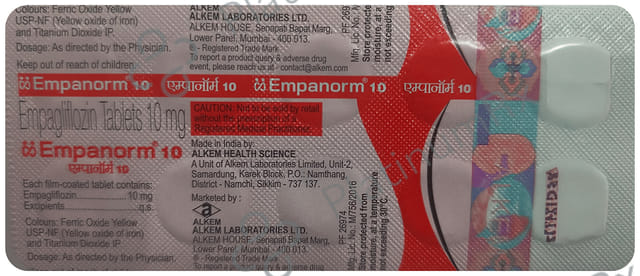 Empanorm 10mg Tablet 10s