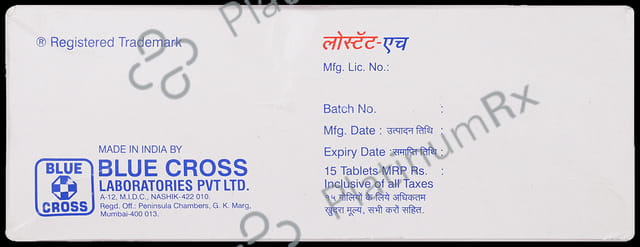 Lostat H 12.5/50mg Tablet 15s