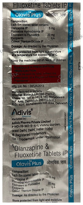 Olavis Plus 20/5mg Tablet 10s