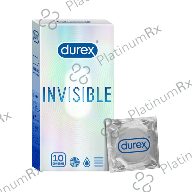 Durex Invisible Super Ultra Thin Condom 10s