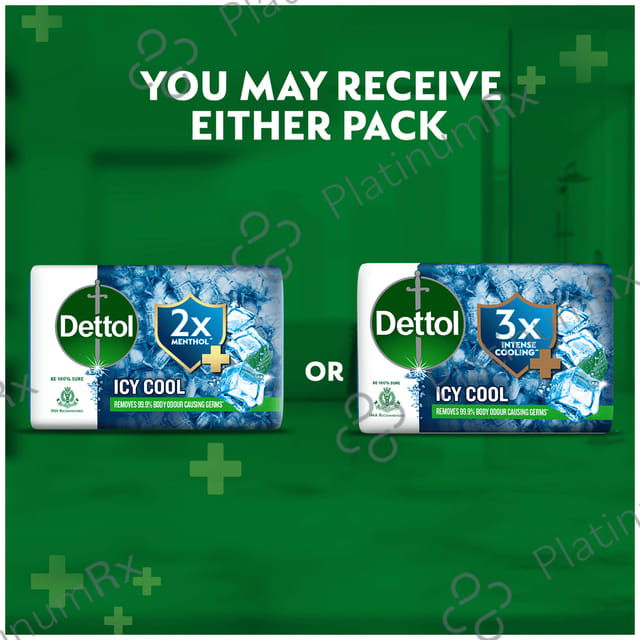 Dettol Icy Cool Soap 125gm