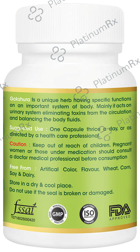 Vitagreen Gokshura 500mg Capsule