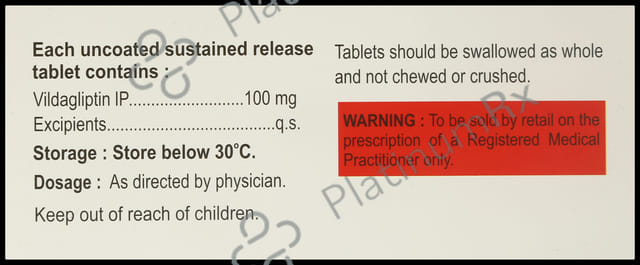 Vildanex 100mg Tablet SR