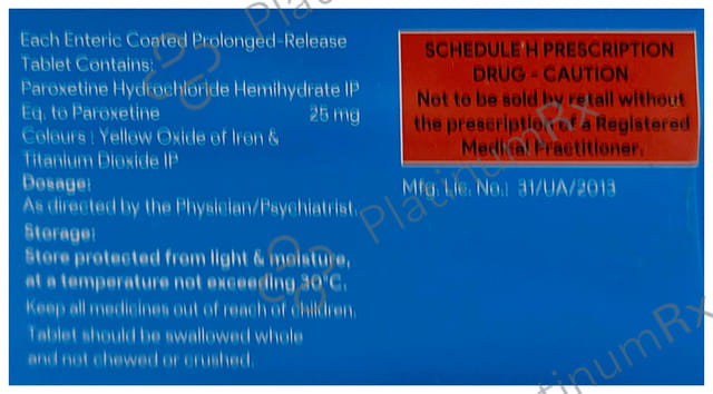 Praxohenz CR 25mg Tablet 10s