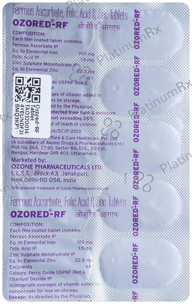 Ozored RF Tablet 10s