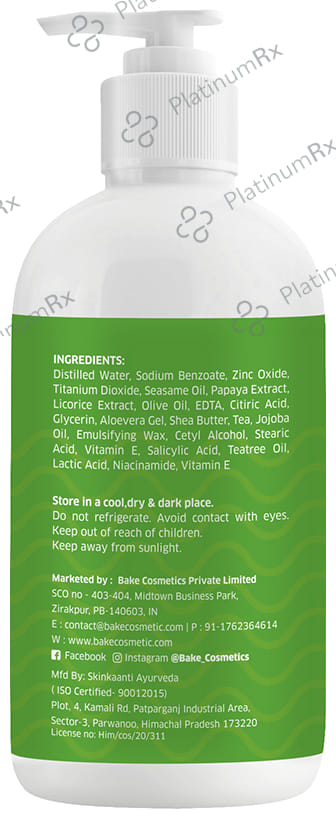 Bake Lactic Acid & Salicylic Acid SPF 30 Body Lotion 200ml