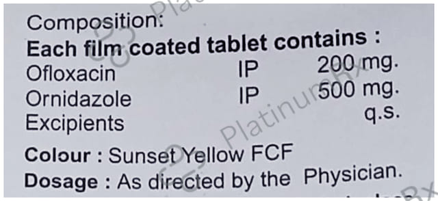 Oflorokk OZ 200mg/500mg Tablet