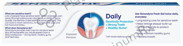 Sensodyne Fresh Gel Sensitive Toothpaste 150gm