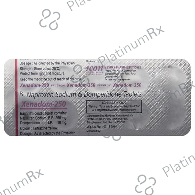 Xenadom 10/250mg Tablet 10s