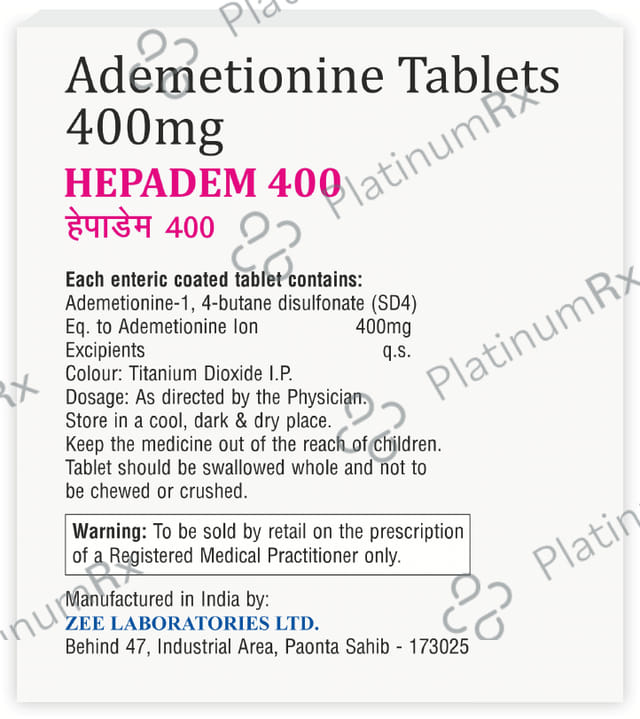 Hepadem 400mg Tablet 10s