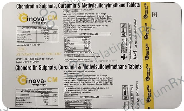 Cinova CM 750/50/250mg Tablet 10s