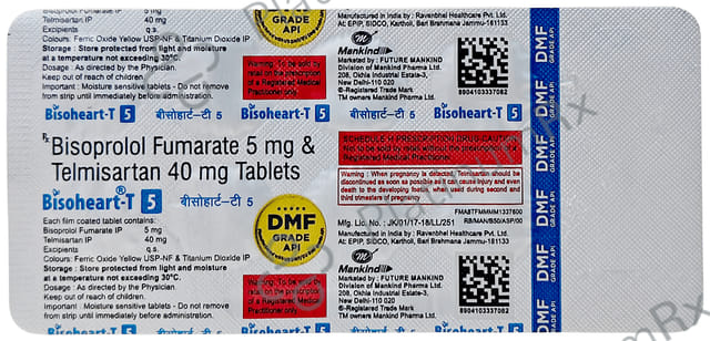 Bisoheart T 5/40mg Tablet 10s