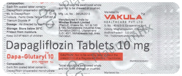 Dapa-Glutaryl 10 Tablet