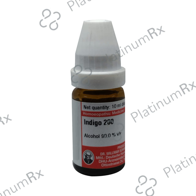 Dr Willmar Schwabe Germany Indigo Dilution 200