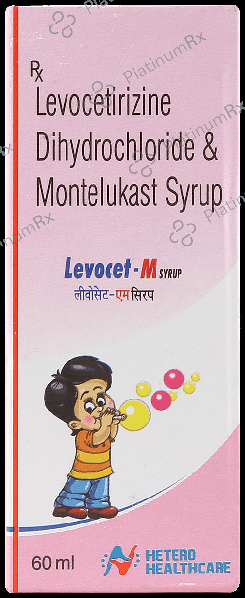 Levocet M 2.5/4mg Syrup 60ml