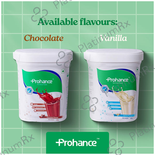 Prohance Protein Supplement Chocolate Flavour Powder 400gm