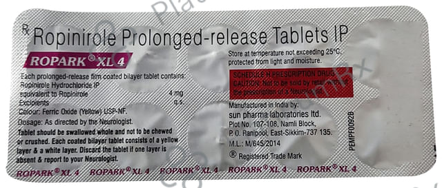 Ropark XL 4mg Tablet PR 10s