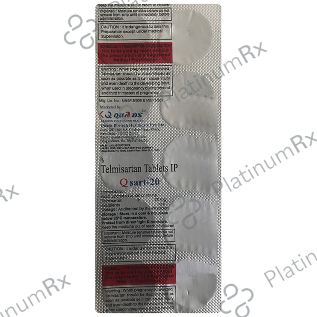 Qsart 20mg Tablet 10s