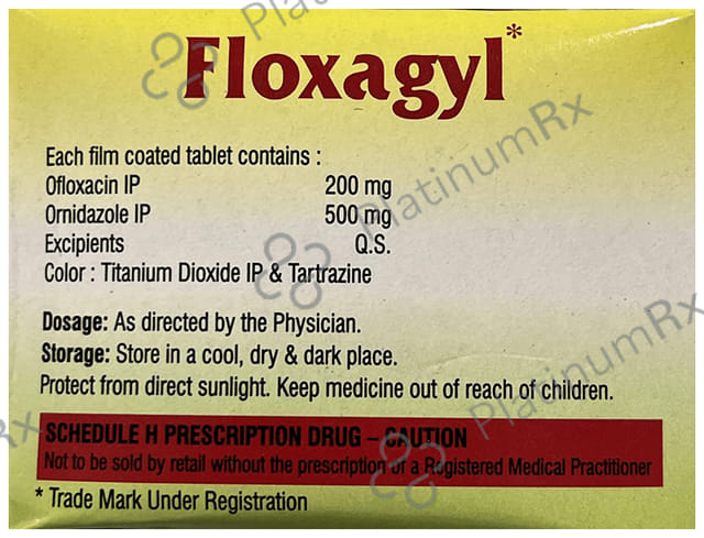 Floxagyl 500/200mg Tablet 10s