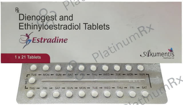 Estradine 30mcg/2mg Tablet 21s