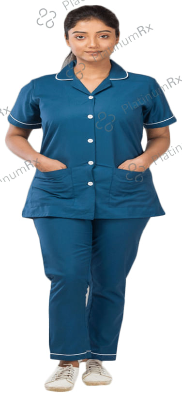 Agarwals Nurse Uniform Softn Comfy Pure Viscose Cotton Medium
