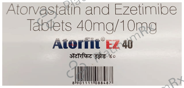 Atorfit Ez 40mg Tablet 10s