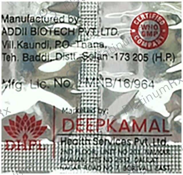 Pulmodeep 100mg/600mg Tablet