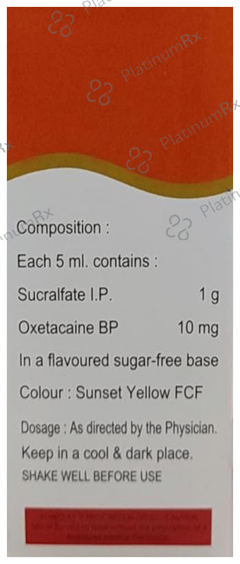 Sft-O Oral Suspension Sugar Free 100 Oral Suspension