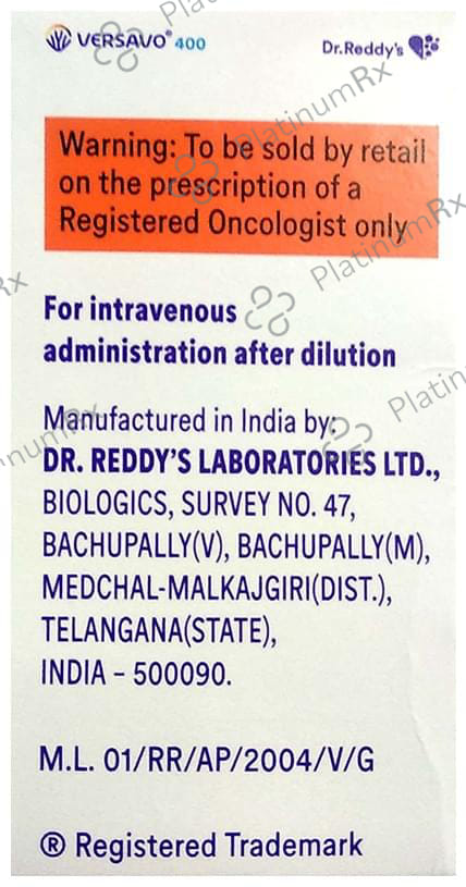 Versavo 400 Solution for Infusion 16ml