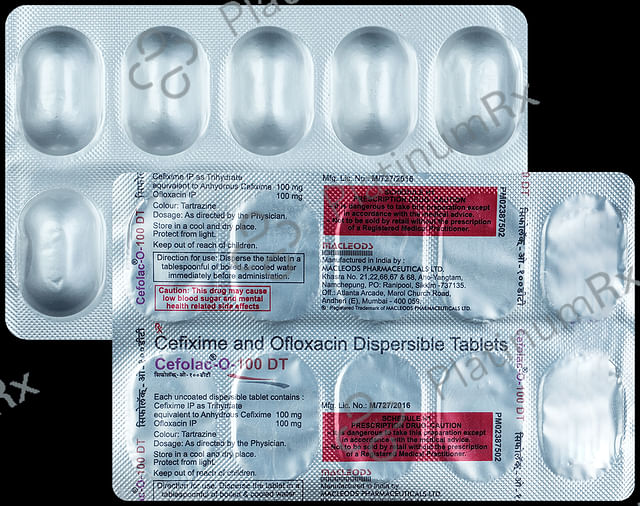Cefolac O 100/100mg Tablet DT 10s
