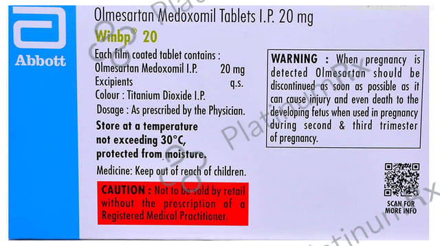 Winbp 20mg Tablet 15s