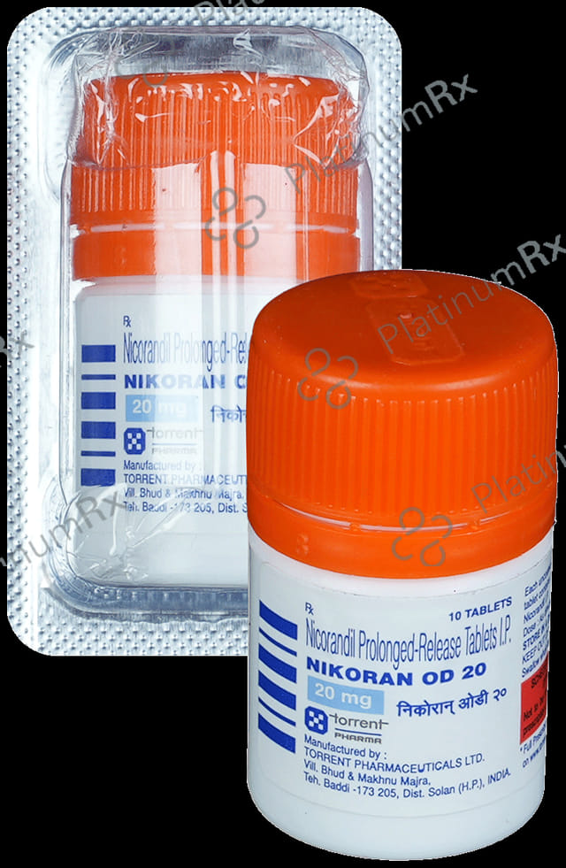 Nikoran OD 20mg Tablet PR 10s