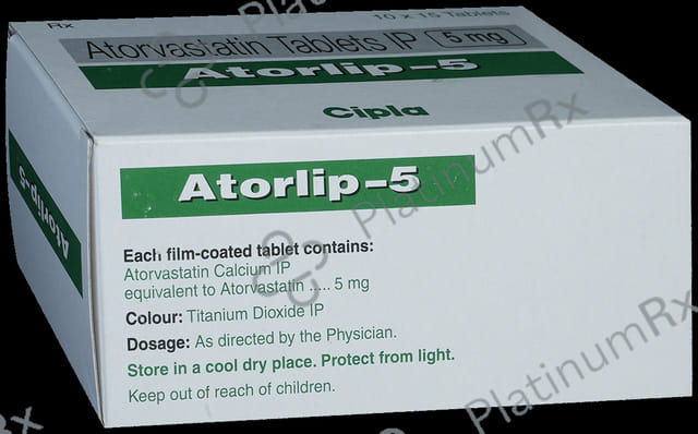 Atorlip 5mg Tablet 15s