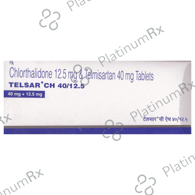Telsar CH 12.5/40mg Tablet 10s