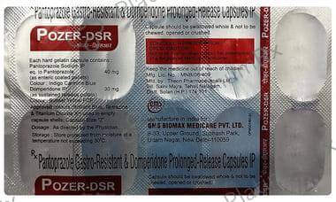 Pozer DSR 30/40mg Capsule 10s