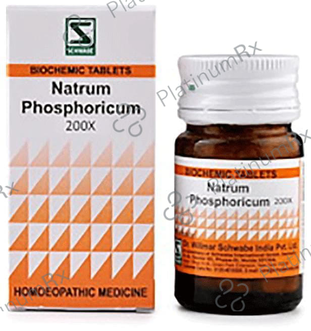 Dr Willmar Schwabe India Natrum Phosphoricum Biochemic Tablet 200X 20 gm